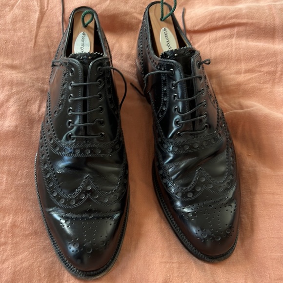 Men’s Cole Haan Black Brogues size 10.5 - Picture 2 of 8